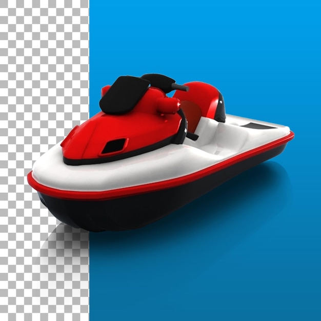 PSD véhicule concept d'été avec jouets jet ski pour enfants