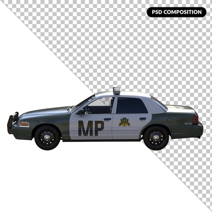 PSD vehículo de la policía militar
