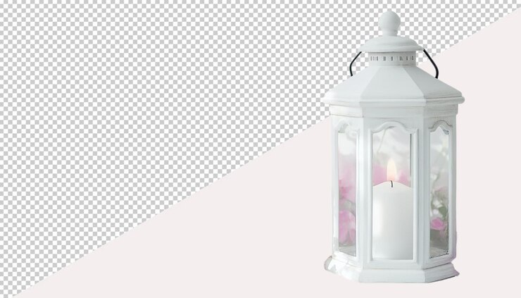 PSD vela sobre fondo transparente