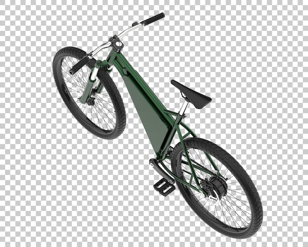 Vélo Rapide Isolé Sur Fond Transparent Illustration De Rendu 3d