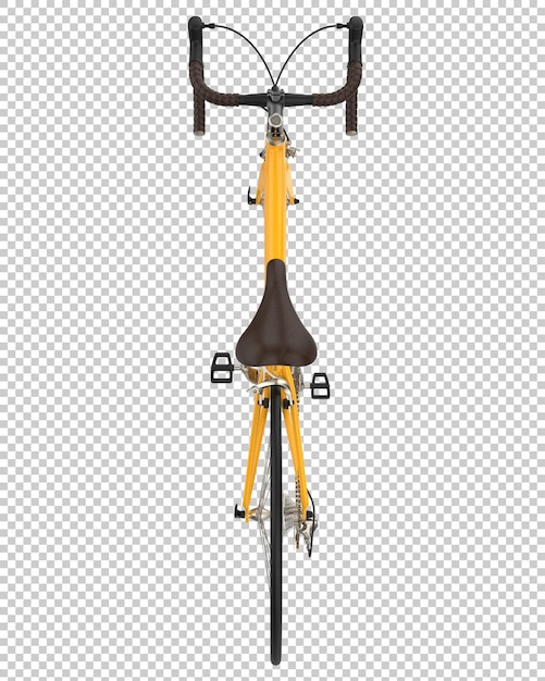 PSD vélo rapide isolé sur fond transparent illustration de rendu 3d