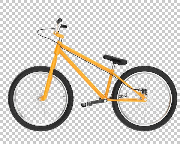 Vélo Réaliste Isolé Sur Fond Transparent Illustration De Rendu 3d