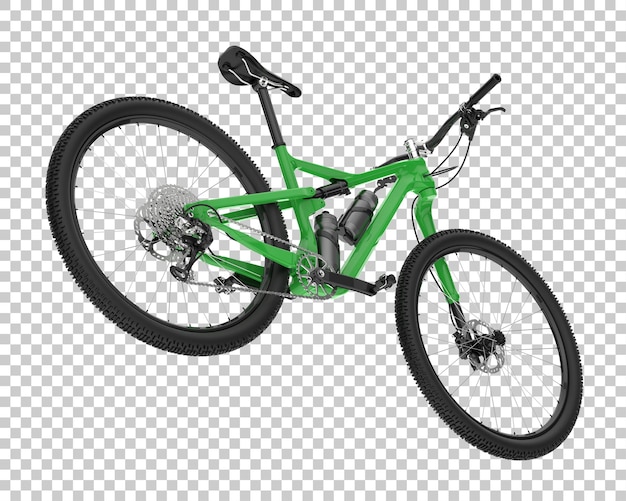 PSD vélo réaliste isolé sur fond transparent illustration de rendu 3d