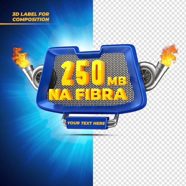 velocidade de Internet de duzentos e quinze megabytes com renderização 3D turbo