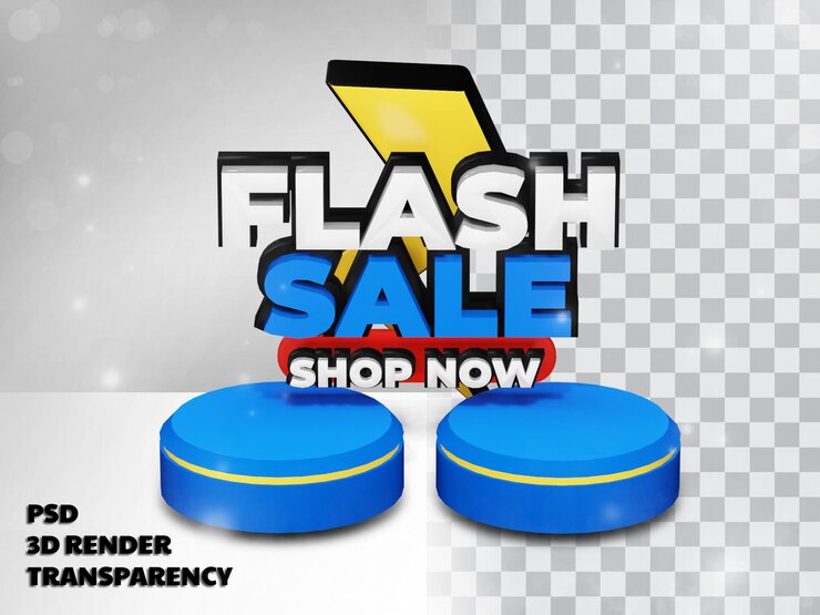 PSD venda 3d super mega grande com fundo de transparência