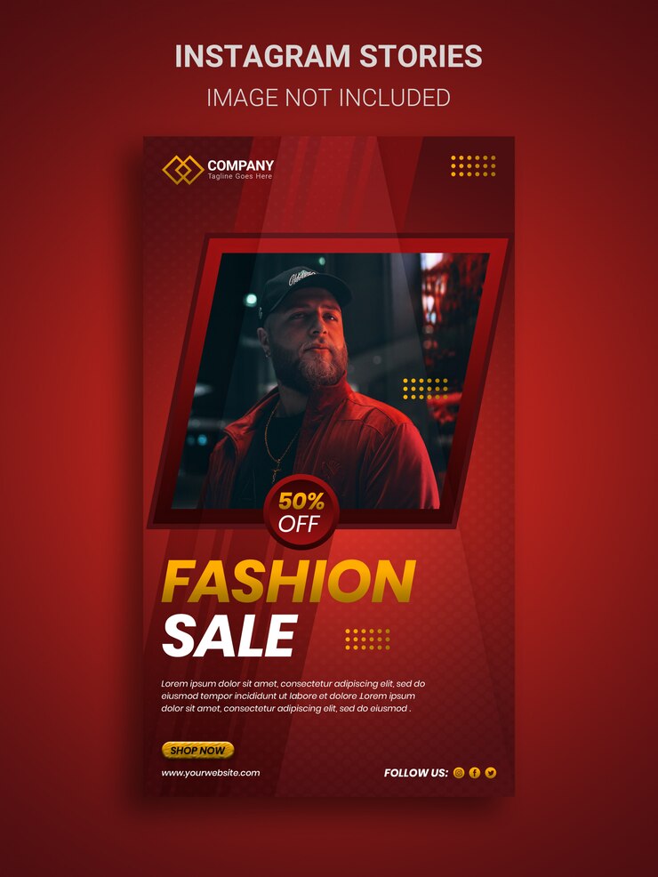 PSD venda de moda elegante com modelo de design de histórias especiais do instagram