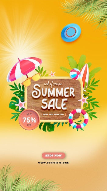 Venda de Verão Até 75 de desconto