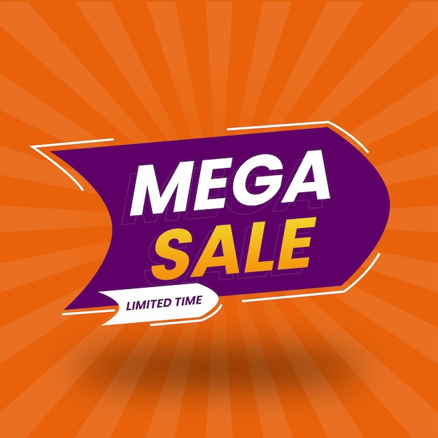 Venda gratuita de Psd Mega para modelo de mídia social