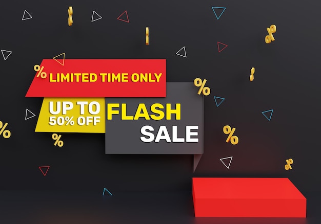 Vendita flash 3D realistica