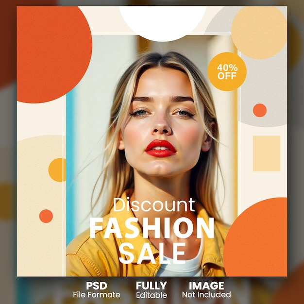 Vendita Shopping Fashion Nuova collezione Social Media Poster Instagram Post