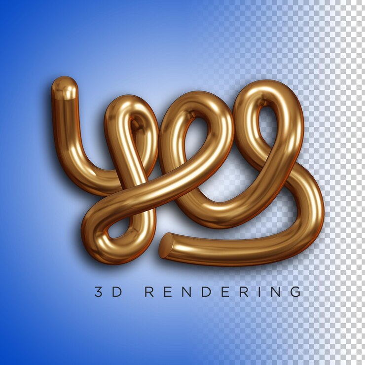 Vendita Tipografia Rendering 3D Sfondo Alfa psd