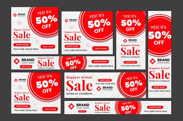 venta de banner de anuncios de google o diseño de plantilla de banner de anuncios web