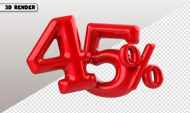 Venta con descuento de 45