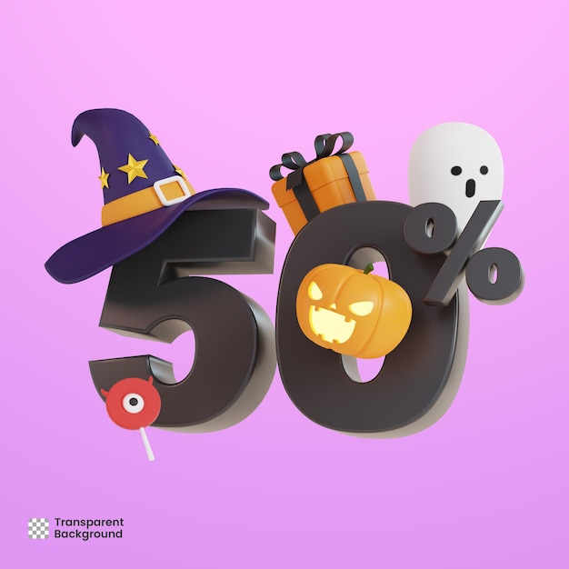 Venta de descuento del 50 por ciento de halloween 3d