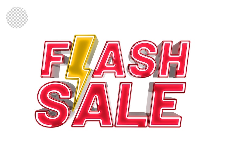 PSD venta flash 3d