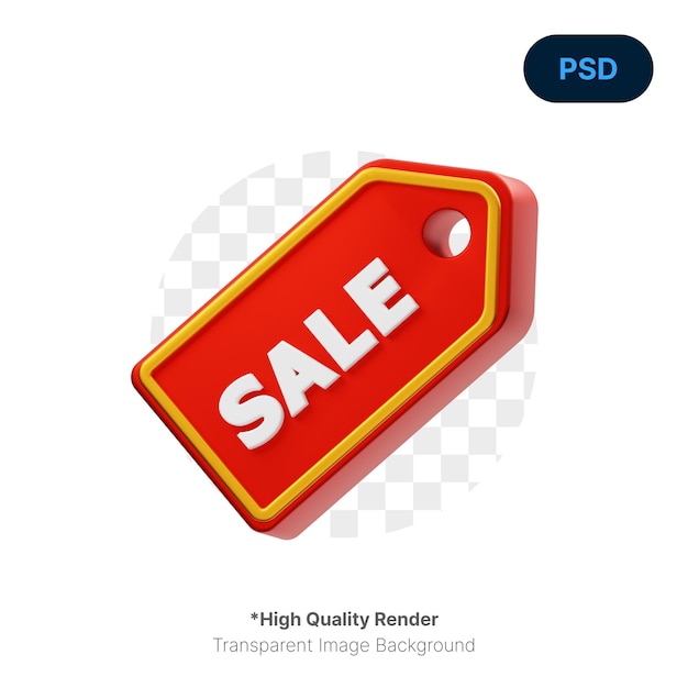 PSD la venta de la insignia 3d icon premium psd