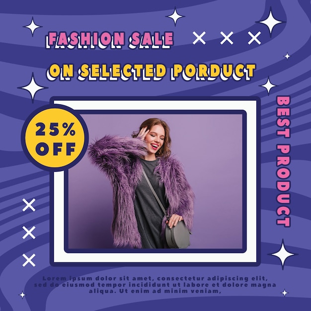 Venta de moda retro en las redes sociales