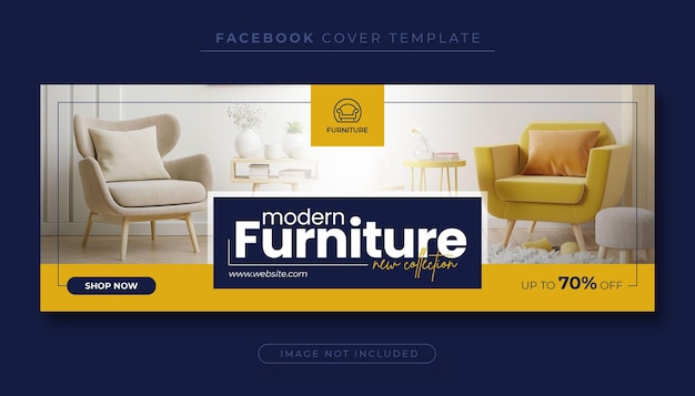 Venta de muebles foto de portada de facebook y banner web.