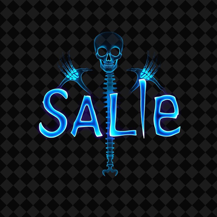 PSD la venta de rayos x penetra con neon vibrant aqua y blue inner glow estructuras esqueléticas y ghostl