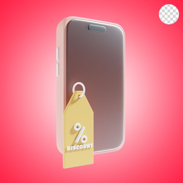 para la venta en la tienda ilustración 3d