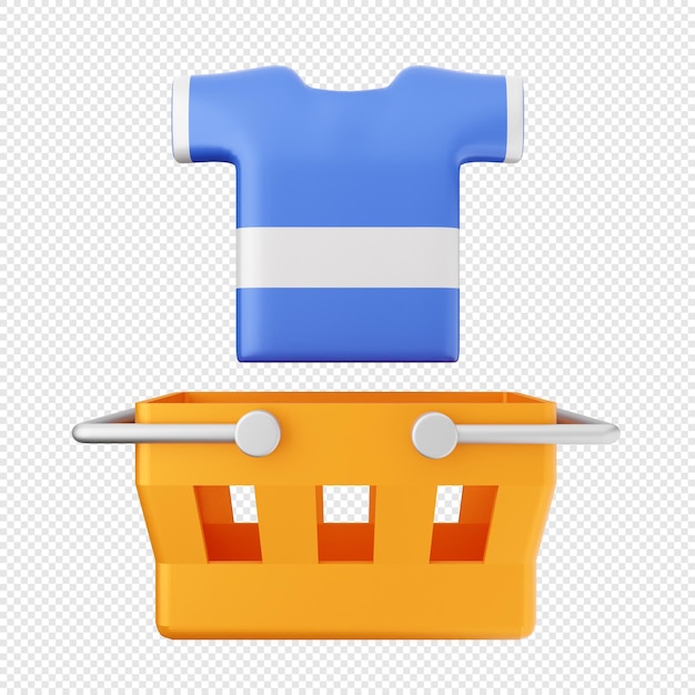 Venta de tiendas en línea en 3D Icon de comercio electrónico Ilustración de renderización