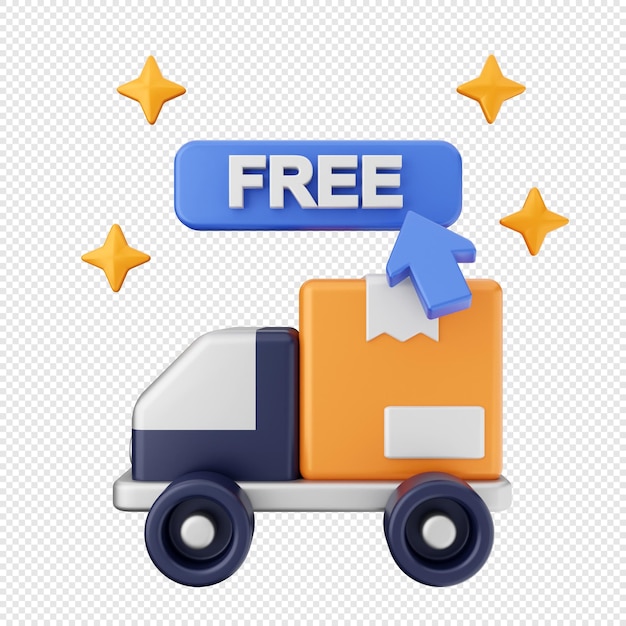 Venta de tiendas en línea en 3D Icon de comercio electrónico Ilustración de renderización