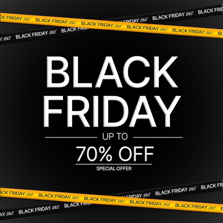 Venta de viernes negro de PSD con fondo de textura