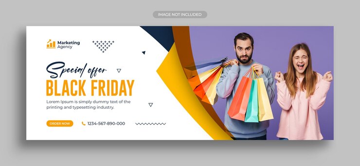 PSD venta de viernes negro publicación en redes sociales publicación de instagram banner web o plantilla de portada de facebook