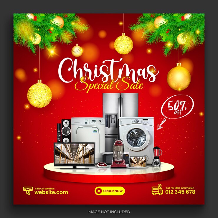PSD ventaja de feliz navidad u oferta especial diseño de publicaciones en las redes sociales