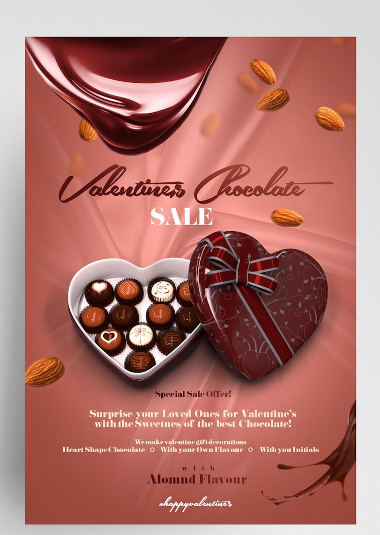 PSD la vente du jour de la saint-valentin est un événement instagram banner flyer design