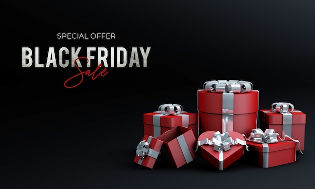 Vente du vendredi noir avec coffret cadeau