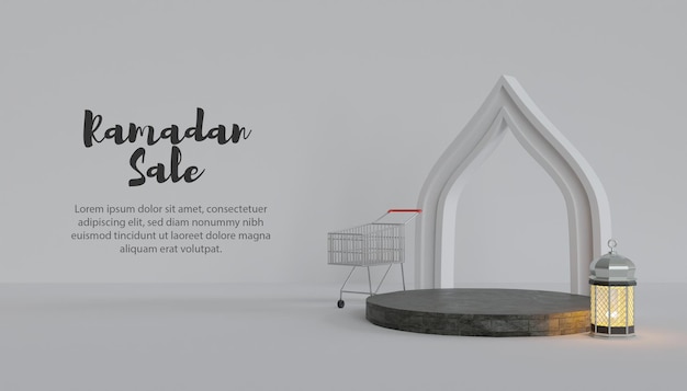 Vente De Ramadan 3d Avec Podium