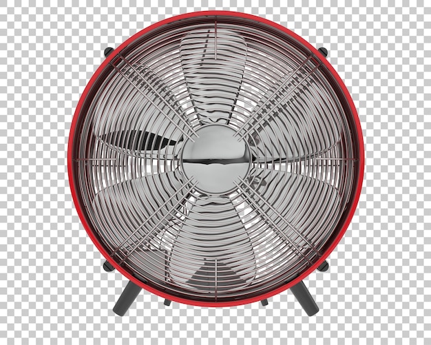 Ventilador industrial aislado sobre fondo transparente Ilustración de renderizado 3d