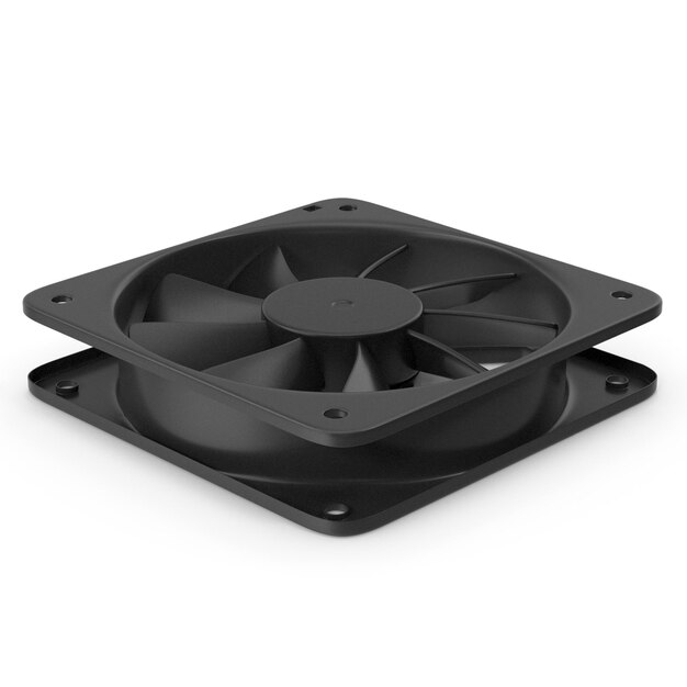 Ventilador de refrigeración de PC cuadrado de 120 mm silencioso