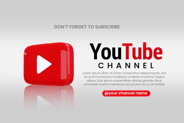 Vergiss nicht, meinen Youtube-Kanal zu abonnieren