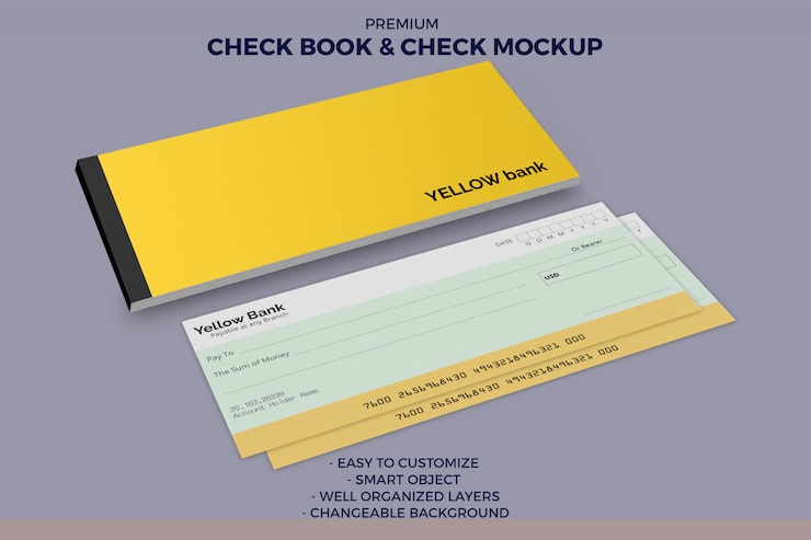 PSD verifica libro e verifica mockup