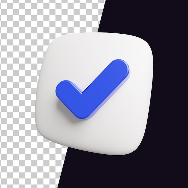 PSD verifique o ícone do símbolo na renderização em 3d
