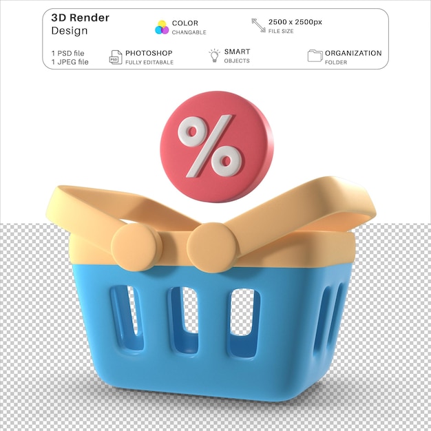 Verkaufsangebote 3D-PSD-Datei