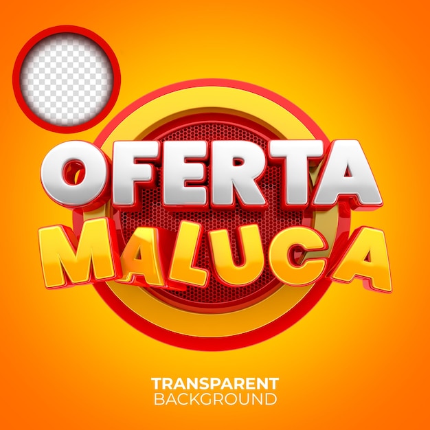 Vermelho oferta maluca