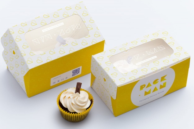 Verpackung Mock-up-Design