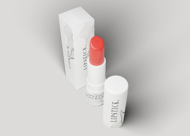 Verpackung von Lippenstiffen für Kosmetika