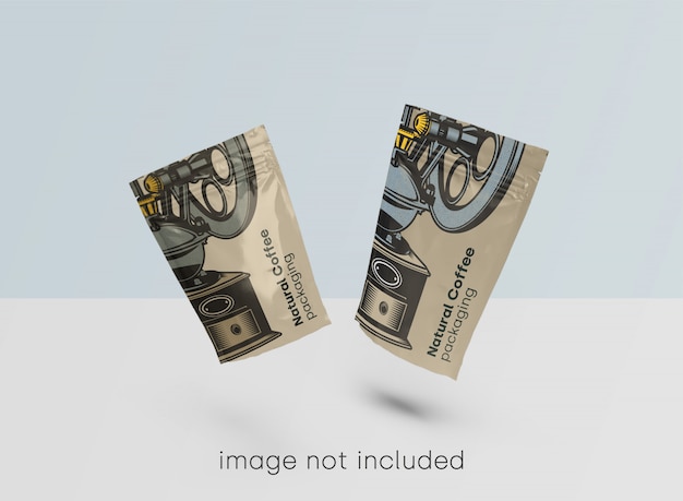 Verpackungsmodell für ein Café psd