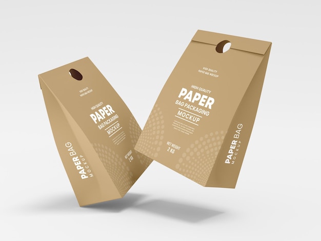 Verpackungsmodell für Kraftpapiertüten