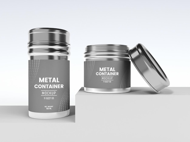 Verpackungsmodell für metallbehälter