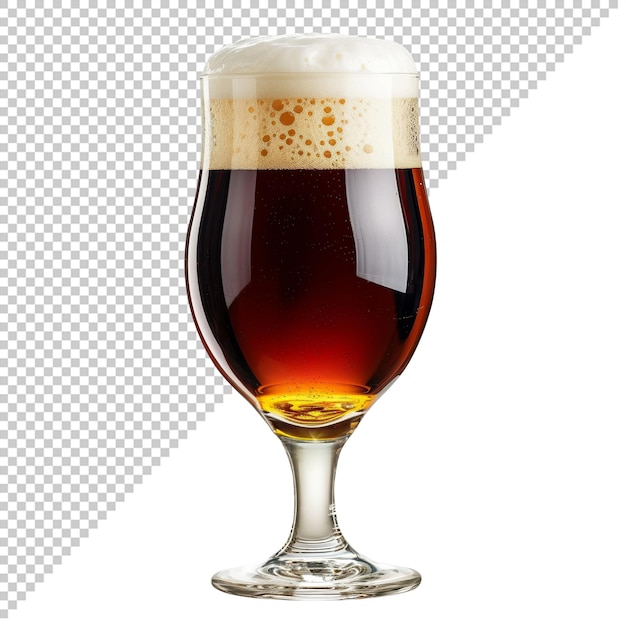 verre de bière noire avec fond modifiable