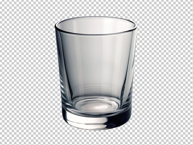 PSD un verre d'eau vide