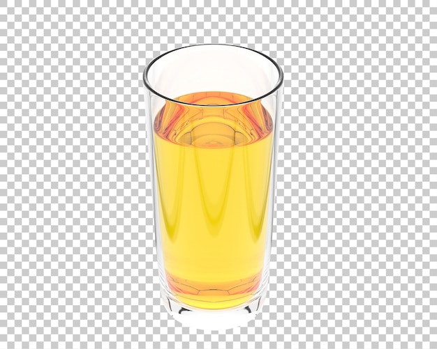 PSD verre sur fond transparent illustration de rendu 3d