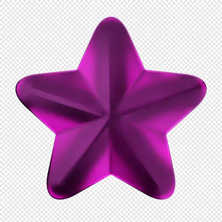 PSD verre géométrique 3d couleur pourpre