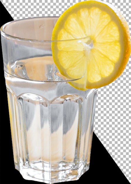 PSD un verre de jus de citron, une boisson à la limonade