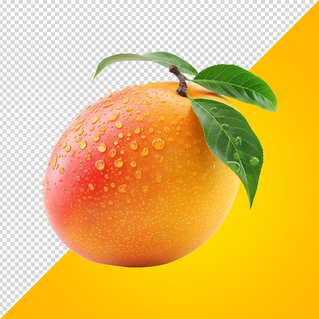 PSD un verre de jus de mangue